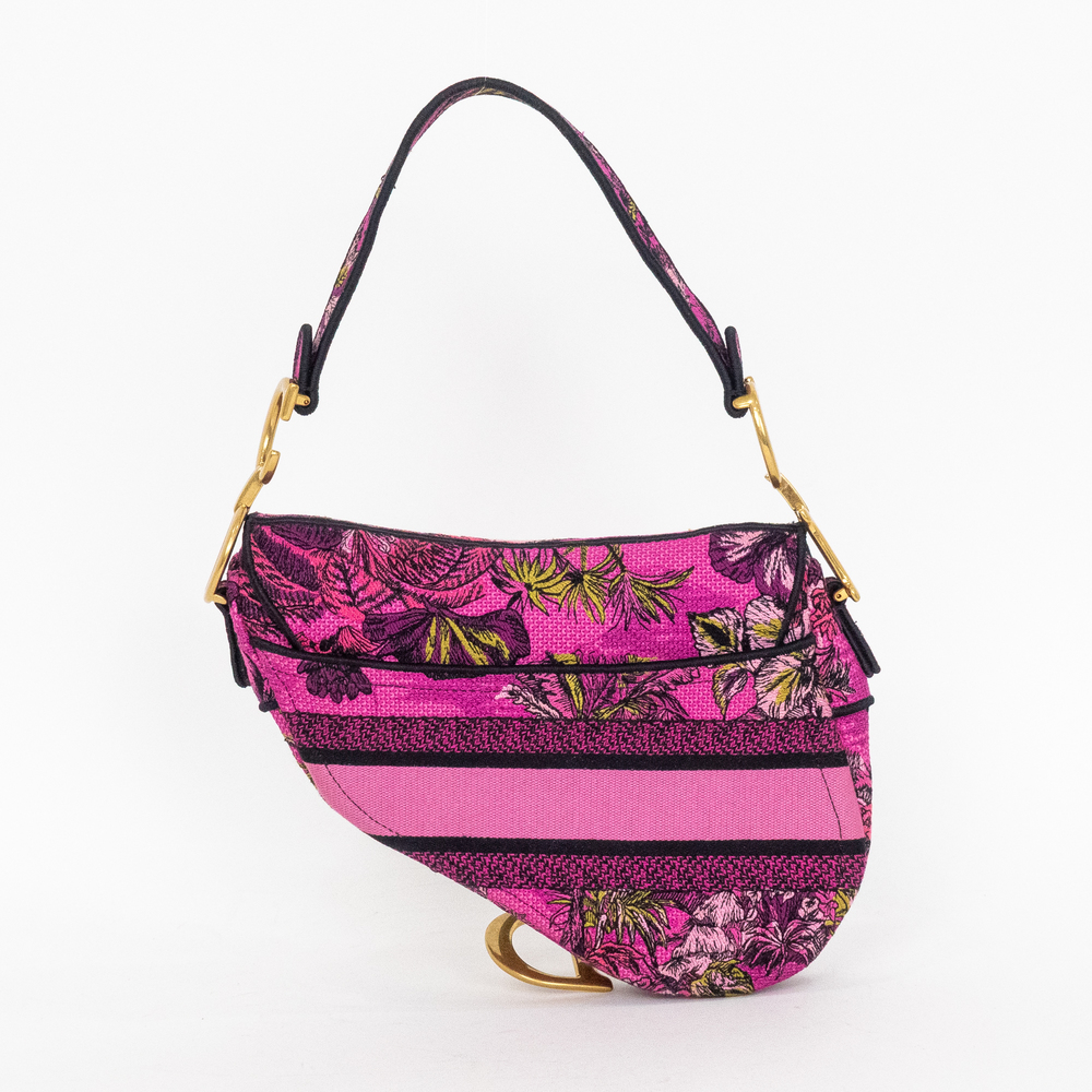 Christian Dior Embroidered Saddle Bag - Picture 5 of 10
